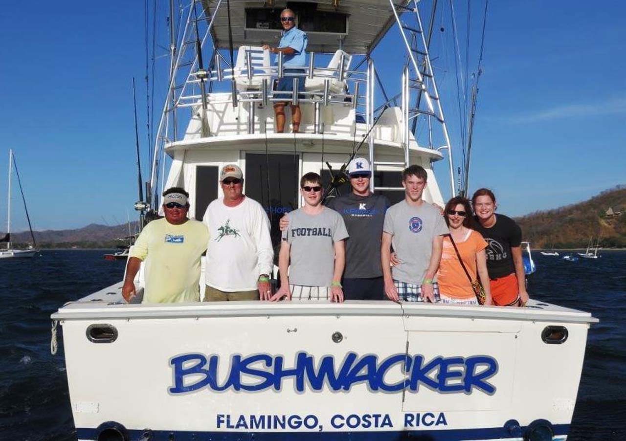 Bushwacker fishing trip Playa Flamingo Costa Rica 