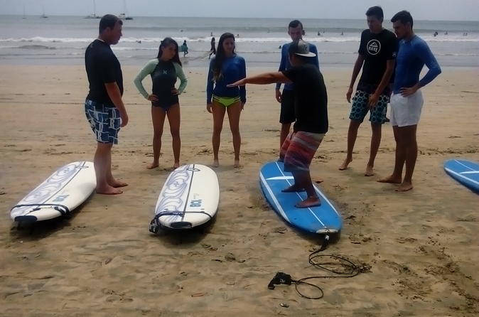surf lessons in playa grande costa rica